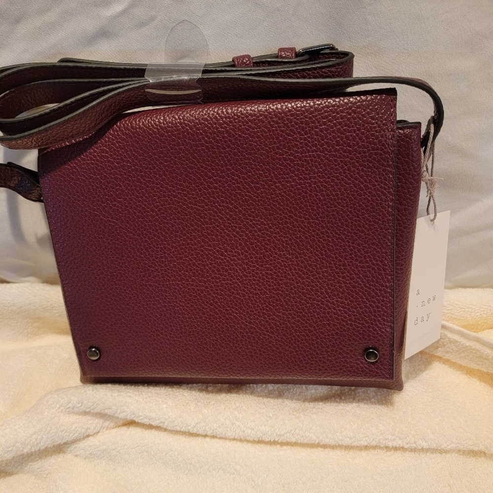 Burgundy Cross Body Bag NWT